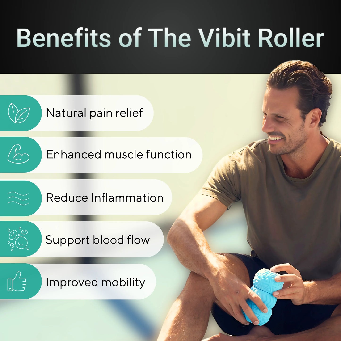 Portable Vibrating Massage Roller
