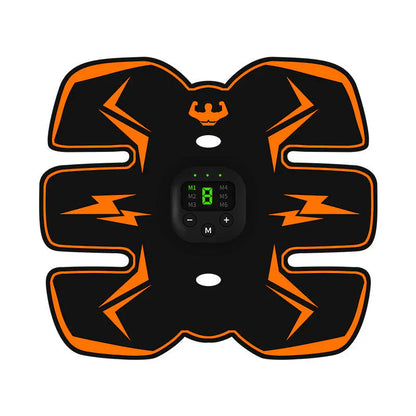 Rechargeable ABS Muscle Stimulator – Wireless Ab Toner with 8 Modes & 29 Intensity Levels