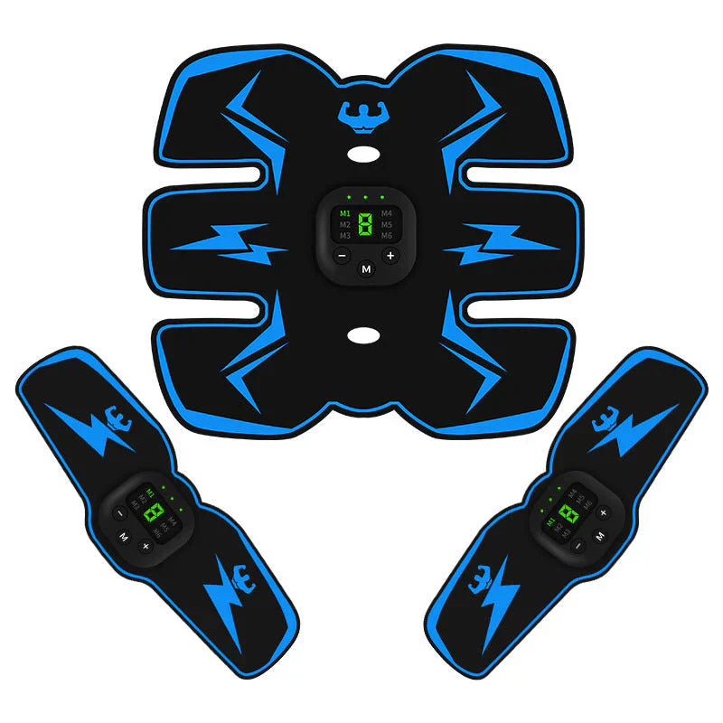 Rechargeable ABS Muscle Stimulator – Wireless Ab Toner with 8 Modes & 29 Intensity Levels