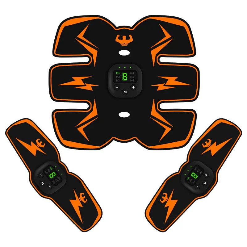 Rechargeable ABS Muscle Stimulator – Wireless Ab Toner with 8 Modes & 29 Intensity Levels