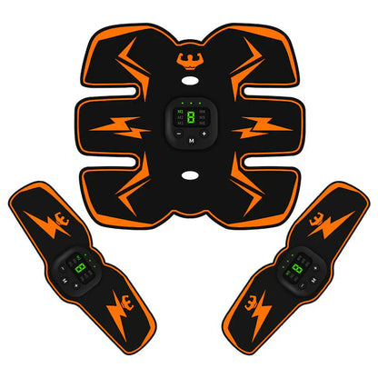 Rechargeable ABS Muscle Stimulator – Wireless Ab Toner with 8 Modes & 29 Intensity Levels