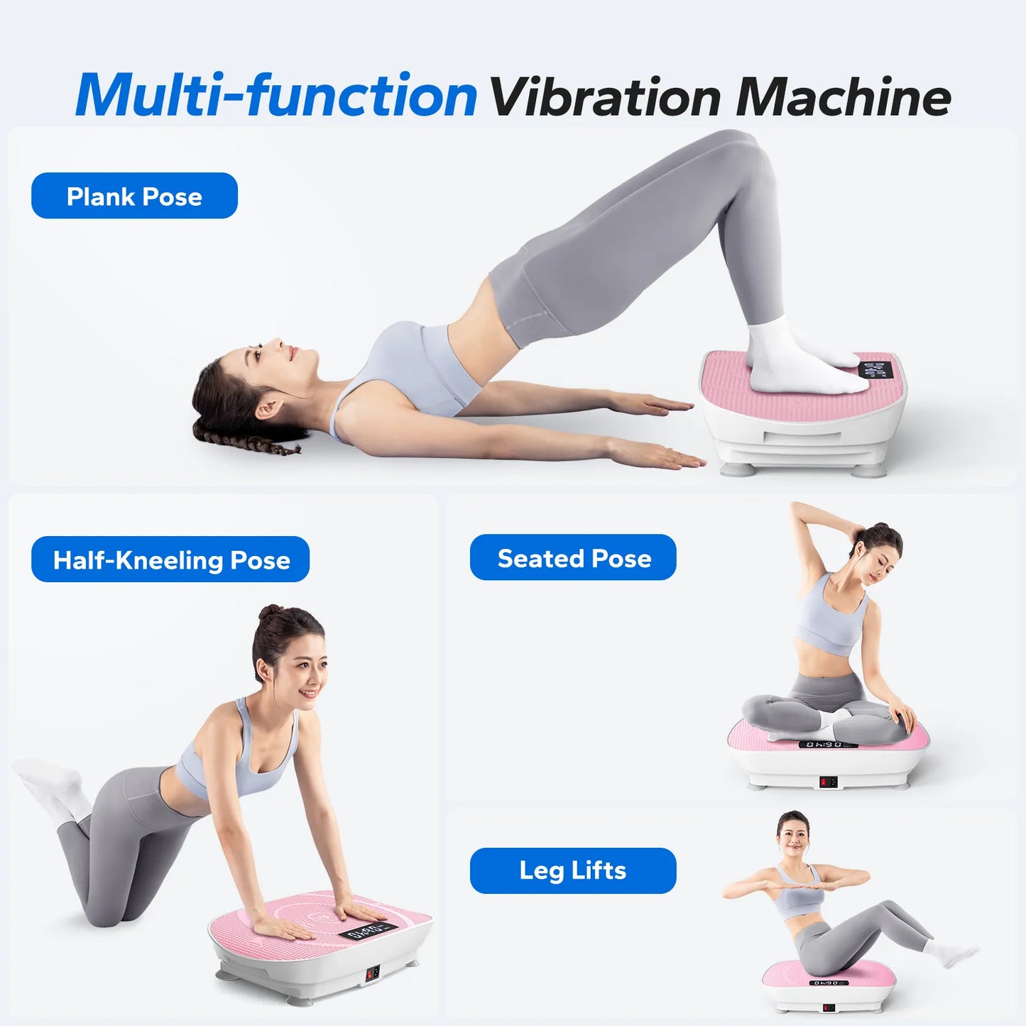 CV30 Pro Whole Body Curved Vibration Fitness Plate