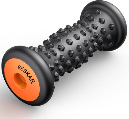 Foot Massager Roller for Plantar Fasciitis Relief, Portable, Deep Tissue Muscle Massage, Foot Arch and Heel Pain, Reflexology Tool