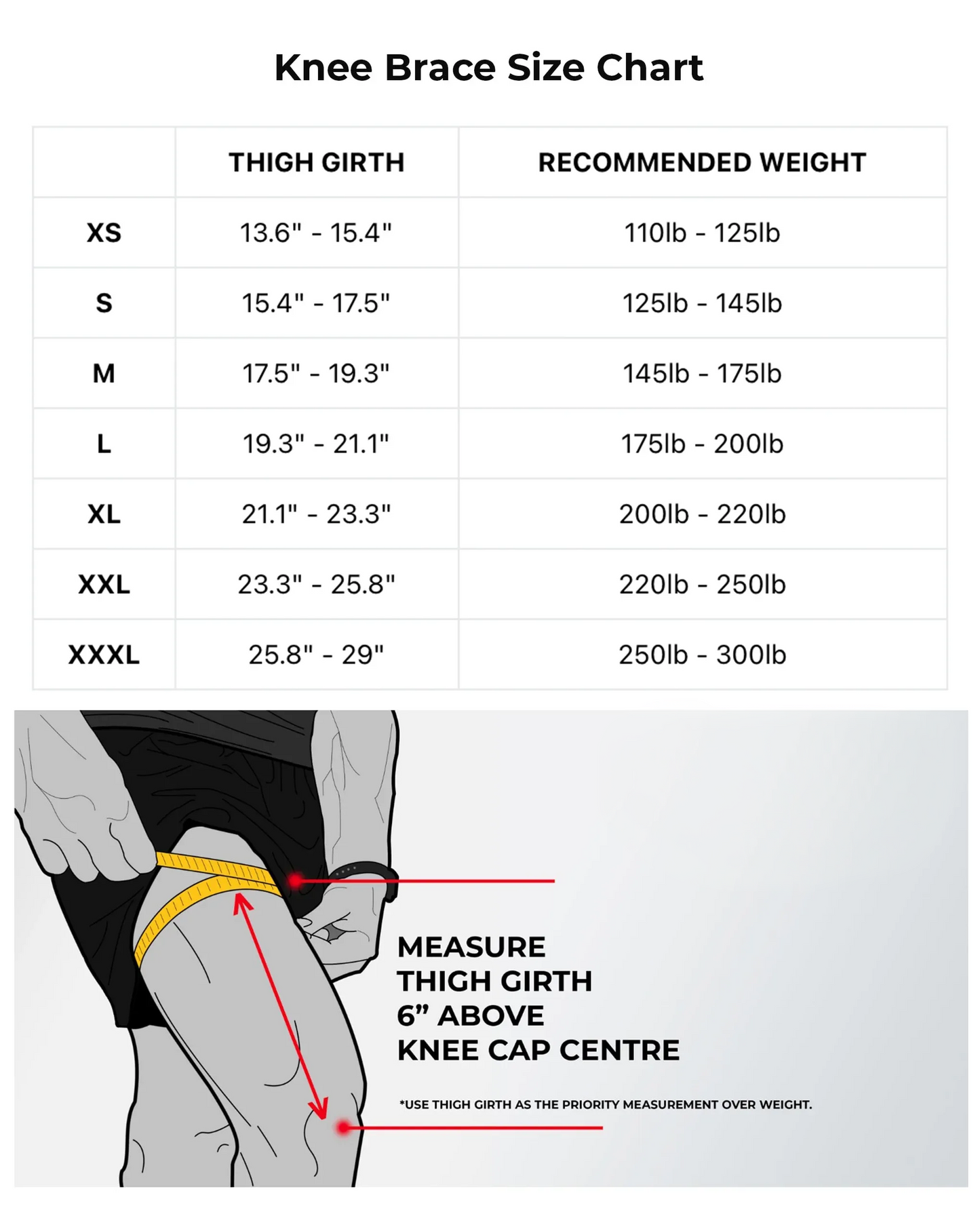 Protective Knee Support Brace for Training